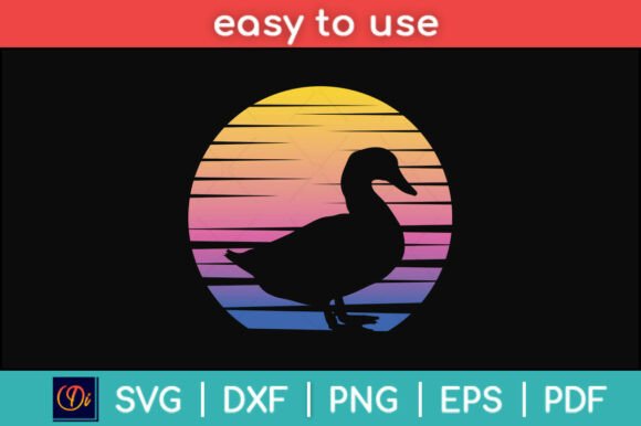 Cute Ducks Retro Sunset Embroidery Review