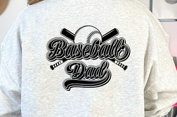 Retro Baseball Dad SVG Review
