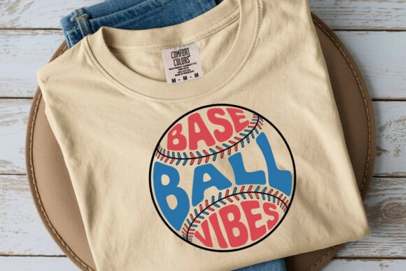 Retro Baseball Vibes SVG PNG Game Day