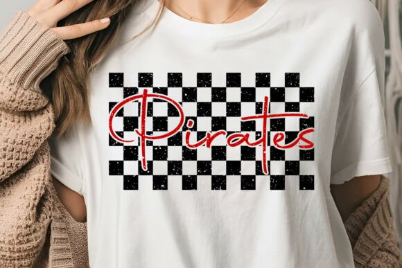 Retro Checkered Pirates SVG PNG Review