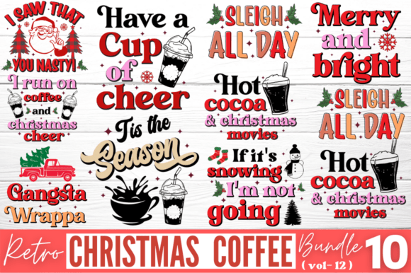 Retro Christmas Coffee SVG Bundle Review