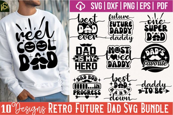 Retro Future Dad Svg Bundle Review