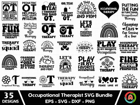 Retro Occupational Therapist Svg Bundle Review