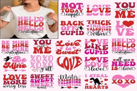 Retro Valentine’s Day SVG Bundle PNG Review