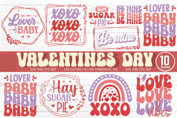 Retro Valentines Day SVG Bundle Review