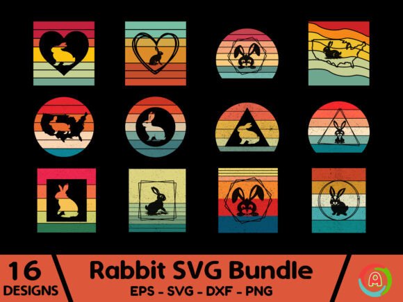 Retro Vintage Rabbit Svg Bundle Review