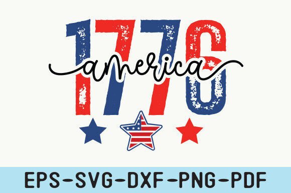 Reviewing 1776 America SVG PNG, Retro 4th of July